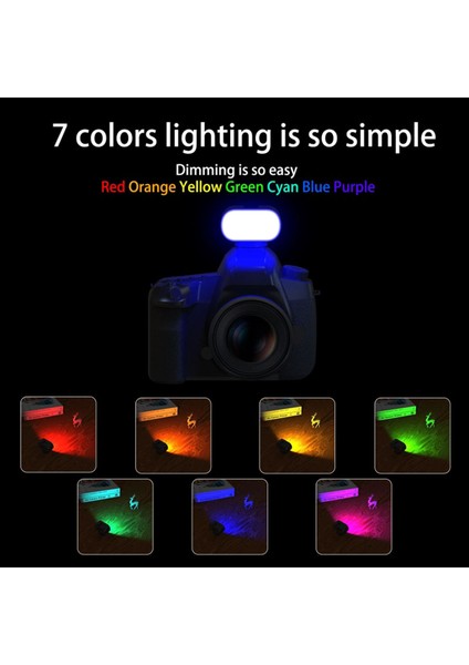 Puluz Doldurma Işığı 7 Renkli Ayarlanabilir 120 Derece Aydınlatma Açısı (Yurt Dışından) indirimleri