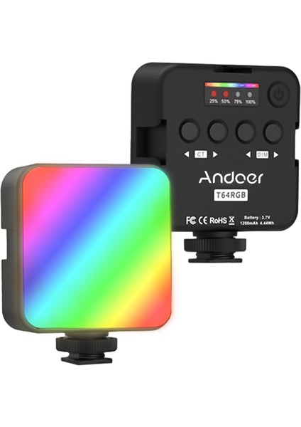 T64RGB Cep LED Işığı 2500K - 9000K Renk Sıcaklığı Crı≥95 (Yurt Dışından)