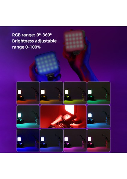 T64RGB Cep LED Işığı 2500K - 9000K Renk Sıcaklığı Crı≥95 (Yurt Dışından) fiyatları