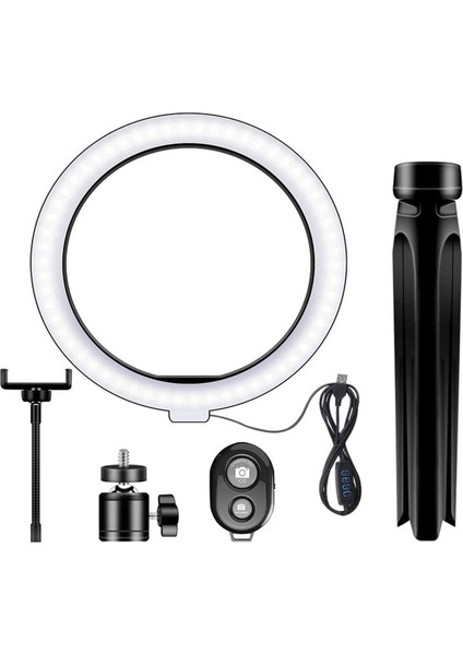10,2 Inçlik Ayarlanabilir LED Halka Işığı Tripo Desteği ile (Yurt Dışından)