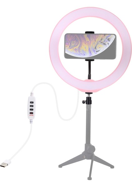 Puluz 10'' Aydınlatma Seviyesi Ayarlanabilir 3 Aydınlatma Modlu Halka Işığı (Yurt Dışından) indirimleri