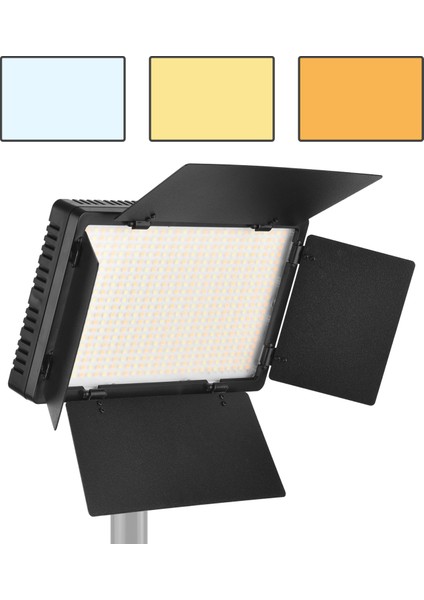 LED-600 LED Video Işığı Ayarlanabilir Iki Renk Sıcaklığı Parlaklık Ayarı (Yurt Dışından)