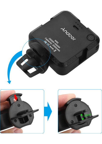 W64 Mini Fotoğraf Lambası 2500K - 6500K Parlaklığı Ayarlanabilir (Yurt Dışından) indirimleri