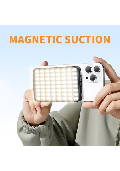 Manyetik LED Video Işığı 3000K - 6500K Parlaklık Ayarlanabilir Gömülü (Yurt Dışından) modelleri