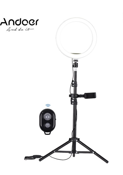 10 Inç LED Halka Işığı 3 Aydınlatma Modu Aydınlatma Seviyesi Ayarlanabilir (Yurt Dışından) indirimleri