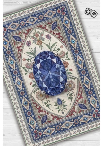 Tanzanit Taşı Halısı Mor Aura Renkli Aura Taşı Enerji Spiritüel Temalı Modern Halı fiyatları