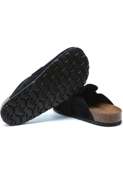 Soft Step Unisex Süet Deri Sabo Mantar Terlik 36-46 modelleri