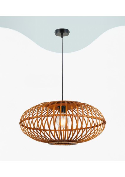 RALMES02 Q65 cm Bamboo Teklı 1XE27