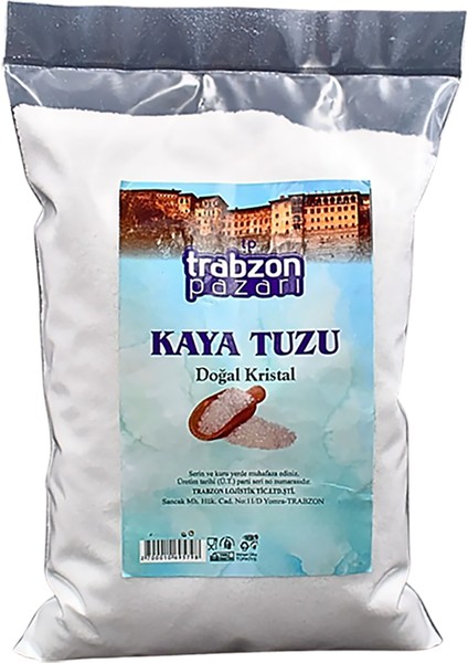 Trabzon Pazarı Doğal Rafine, İyotsuz Öğütülmüş Kaya Tuzu 2x1 kg fiyatları