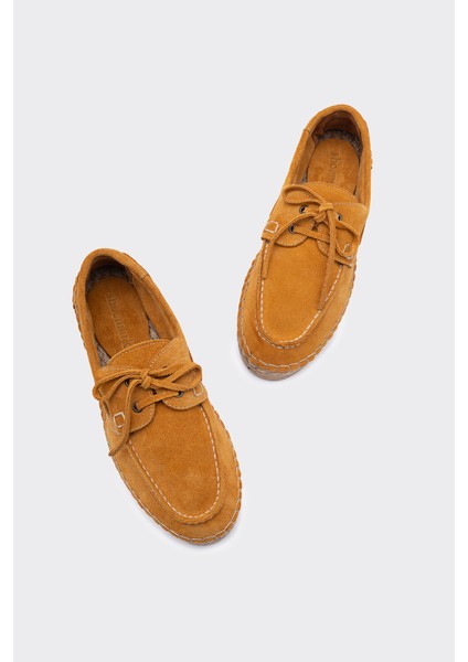 Mako Hardal Deri Süet Kadın Espadril Makosen modelleri