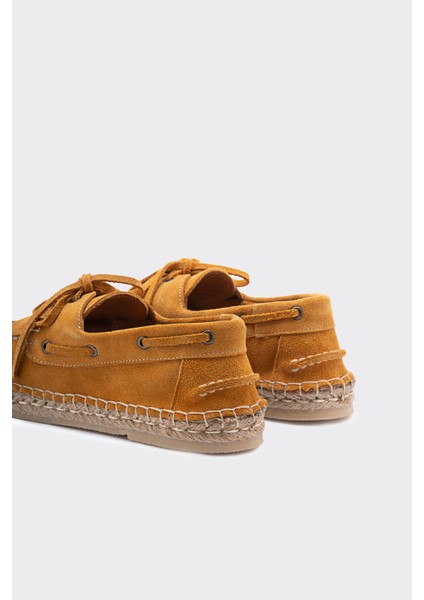 Mako Hardal Deri Süet Kadın Espadril Makosen fırsatları