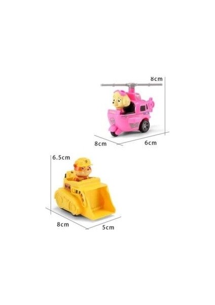 Paw Patrol Pençe Devriyesi Figür Oyuncak Seti 6 Figürlü RA2661