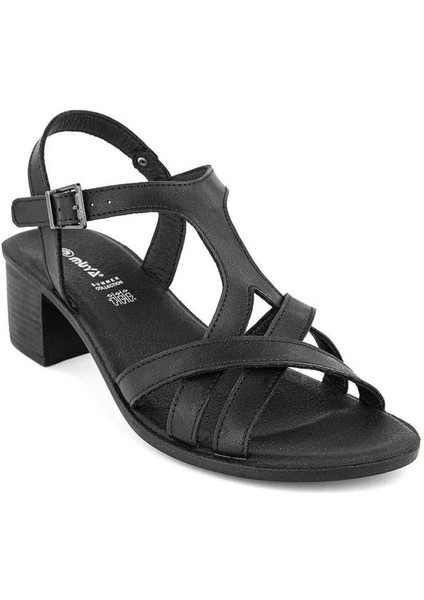 Demy 32002-001 Anatomik Taban Kadın Sandalet Siyah 36-40