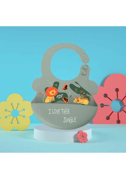 Silikon Önlükler Su Geçirmez Yemek Önlükleri Önlükler Büyük Salya Önlükleri Yıkanabilir Pirinç Önlükleri (Yurt Dışından)