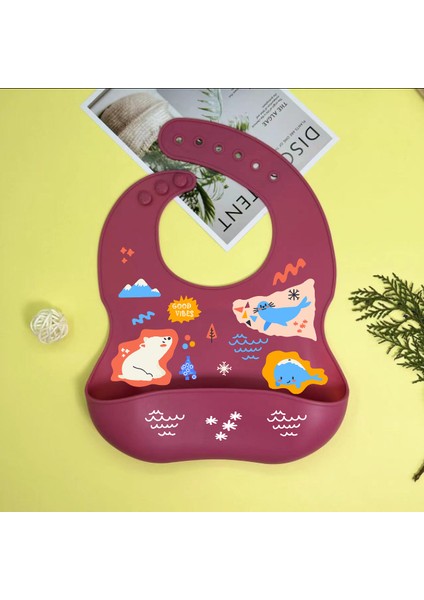 Silikon Önlükler Su Geçirmez Yemek Önlükleri Önlükler Büyük Salya Önlükleri Yıkanabilir Pirinç Önlükleri (Yurt Dışından)