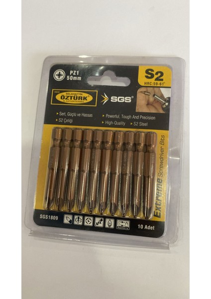 Pozidriv Uçlu Bits Paket Içi 10 LU fiyatları