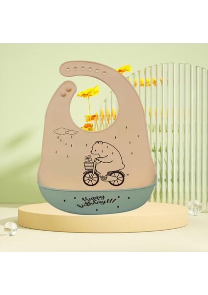 Silikon Önlükler Su Geçirmez Yemek Önlükleri Önlükler Büyük Salya Önlükleri Yıkanabilir Pirinç Önlükleri (Yurt Dışından)