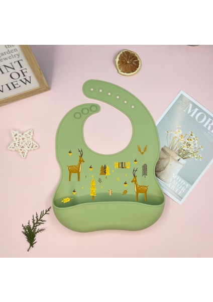 Silikon Önlükler Su Geçirmez Yemek Önlükleri Önlükler Büyük Salya Önlükleri Yıkanabilir Pirinç Önlükleri (Yurt Dışından)