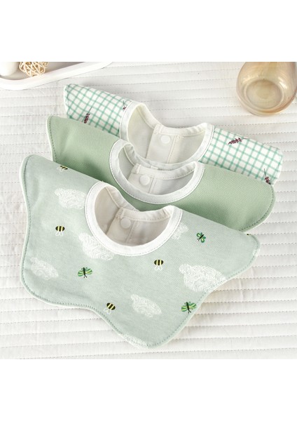 Önlükler Kalınlaştırılmış Tükürük Önleyici Salya Akıtmayan Havlu Pamuk Su Geçirmez Pirinç Önlükler Önlükler (Yurt Dışından)