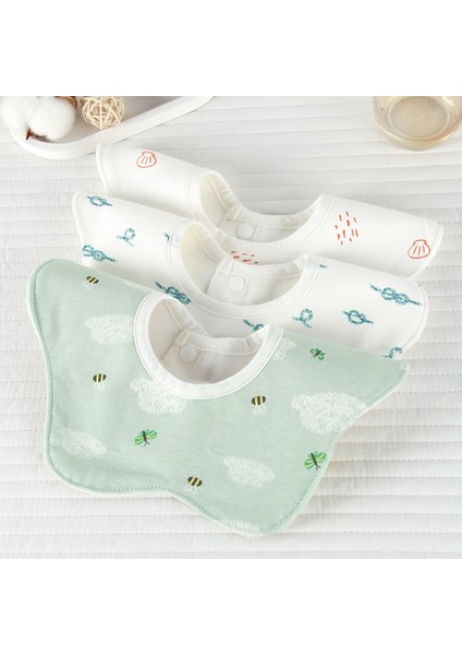 Önlükler Kalınlaştırılmış Tükürük Önleyici Salya Akıtmayan Havlu Pamuk Su Geçirmez Pirinç Önlükler Önlükler (Yurt Dışından)