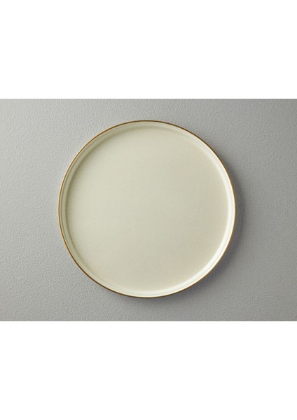 Isidora Emaye Yuvarlak Tepsi 33 cm Krem