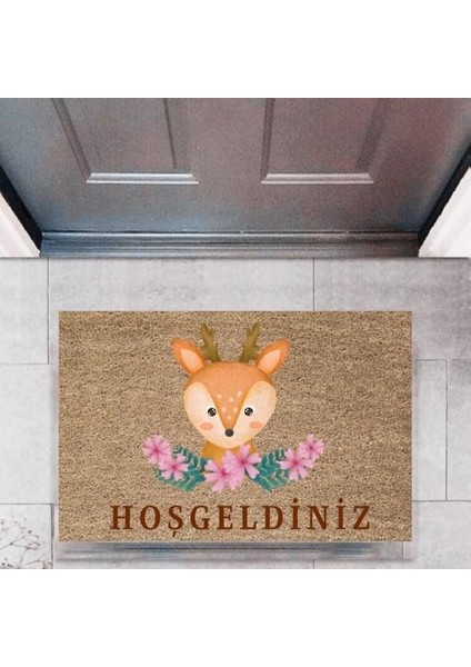 Kapı Önü Paspası Dekoratif Dijital Baskı HAYVANLARP-2760