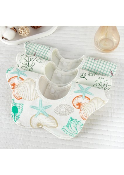 Önlükler Kalınlaştırılmış Tükürük Önleyici Salya Akıtmayan Havlu Pamuk Su Geçirmez Pirinç Önlükler Önlükler (Yurt Dışından)