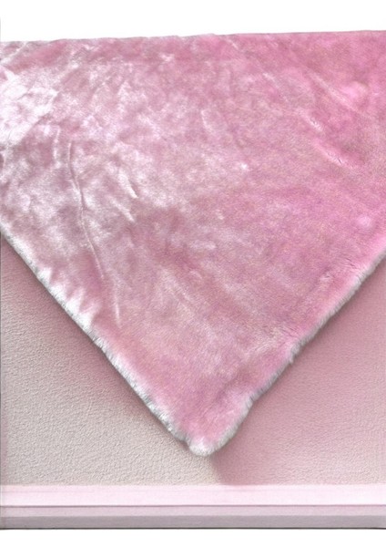 Samur Pembe Orta Tüylü Suni Kürk Peluş Kumaş 100 x 160 cm | Dekoratif ve Yumuşak Doku