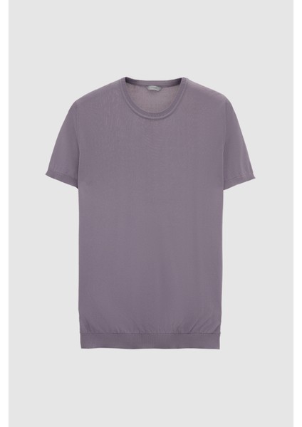 Slim Fit Sorbe Rayon Örme T-Shirt indirimleri