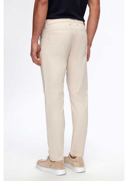 Ds Damat Slim Fit Taş Gabardin Denim Pantolon