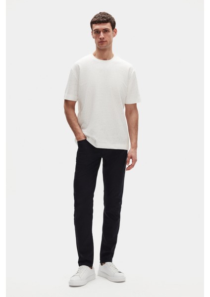 Relaxed Fit Ekru Jakar Desenli T-Shirt fırsatları