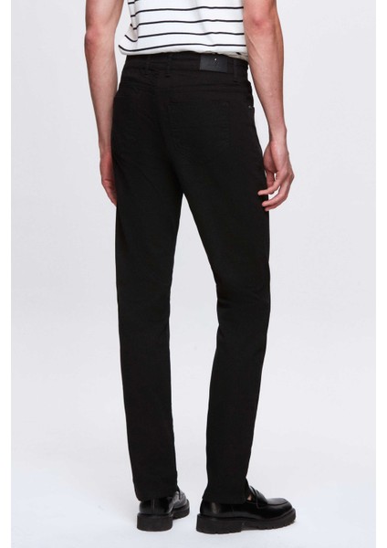 Ds Damat Slim Fit Siyah Gabardin Denim Pantolon modelleri
