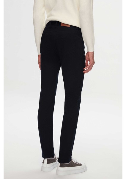 Ds Damat Slim Fit Lacivert Gabardin Denim Pantolon modelleri