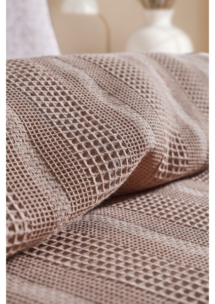 Loretta Pike Takımı Tek Kişilik Bej