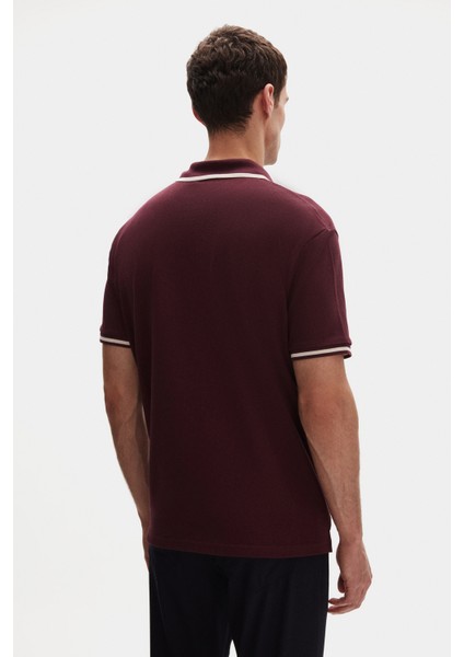 Regular Fit Mürdüm Düz T-Shirt 4HC142991002M modelleri