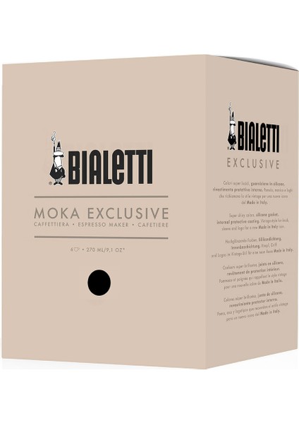 Moka Express Excl. Siyah 6 Cup modelleri