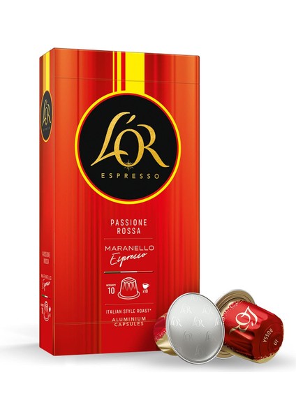 Imola Ristretto + L'or Maranello Espresso Nespresso Uyumlu Alüminyum Kapsül Kahve
