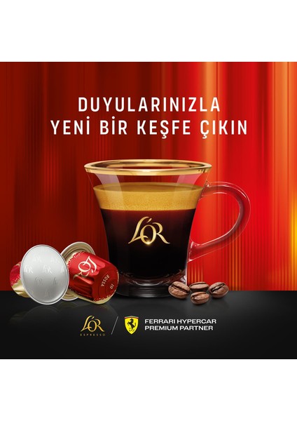 Imola Ristretto + L'or Maranello Espresso Nespresso Uyumlu Alüminyum Kapsül Kahve