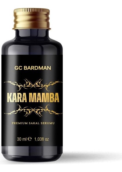 Kara Mamba Premium Sakal Yağı 30 Ml