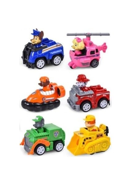 Paw Patrol Pençe Devriyesi Figür Oyuncak Seti 6 Figürlü RA2661