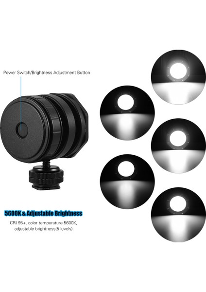 Dimmable Mini LED Dalış Işığı 5600K Crı 95+ Gopro 7/6/5 Için (Yurt Dışından) fiyatları