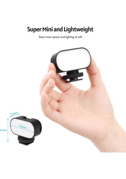 ST15RGB Mini LED Video Işığı 7 Renkli Işıklar CRI95+ Dahili Lityum Pil (Yurt Dışından) fiyatları