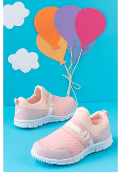 Tedy Garantili Unisex Çocuk Bağcıksız Rahat Esnek Günlük Sneaker Spor Ayakkabı