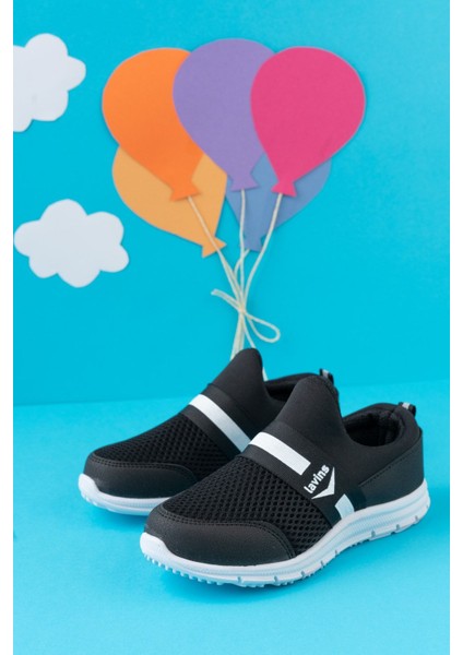 Tedy Garantili Unisex Çocuk Bağcıksız Rahat Esnek Günlük Sneaker Spor Ayakkabı