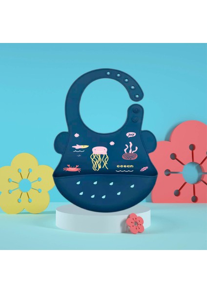 Silikon Önlükler Su Geçirmez Yemek Önlükleri Önlükler Büyük Salya Önlükleri Yıkanabilir Pirinç Önlükleri (Yurt Dışından)