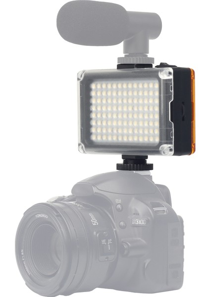 Mini Kamera Üstü LED Video Işığı Ikili Renkli 3200K/5600K 1800LM RA97+ (Yurt Dışından) indirimleri