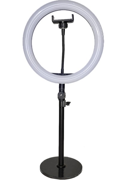 10" LED Ayarlanabilir Halka Işığı USB Kablolu (Yurt Dışından)