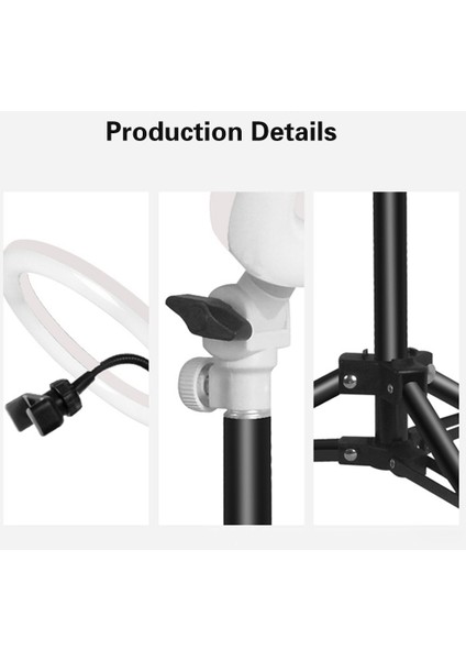 10" LED Ayarlanabilir Halka Işığı USB Kablolu (Yurt Dışından) fırsatları