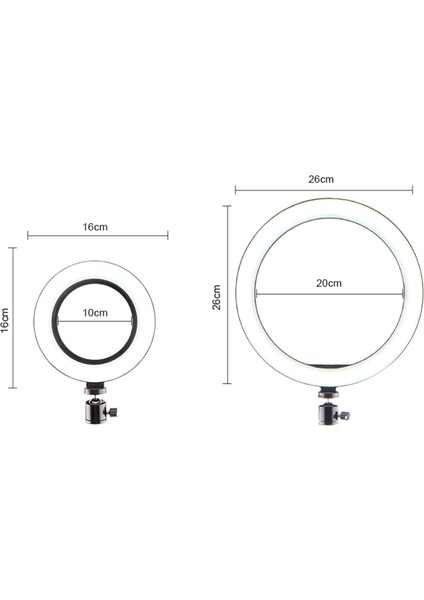 160 mm Aydınlatma Seviyesi Ayarlanabilir USB ile Enerjilendirilen LED Halka Işığı (Yurt Dışından) fiyatları