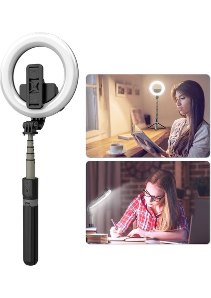 6 Inç Mini Cep Telefonu Sie Halka Işığı 3 Aydınlatma Modu Parlaklık Ayarlanabilir (Yurt Dışından) modelleri